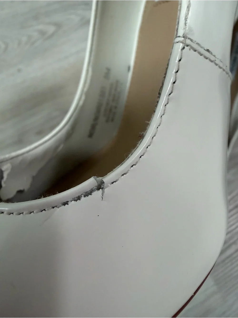 Steve Madden Noir White Leather Pumps Size 8